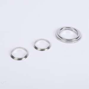 OEM مخصص سحب عميق ختمها الفولاذ المقاوم للصدأ قياس مدي وتقليم عدة حلقة لمجموعة أجهزة السيارات - Product Image 3