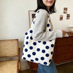 Reusable Canvas Vest <b>Bag</b> Large Capacity Shoulder <b>Bag</b> for Grocery <b>Beach</b> Travel Daily Use - Product Image 3