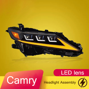 ไฟหน้ารถยนต์แบบดัดแปลง LED พร้อมไฟวิ่งกลางวันสำหรับ Toyota Camry รุ่นที่ 8 ปี 2018-2022 - Product Image 4