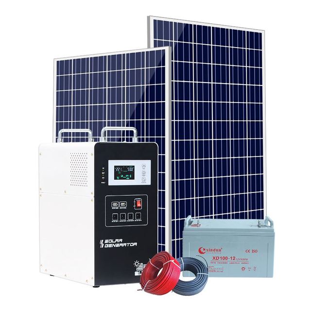 Portable Rv Solar Inverter Generator Power Station 1000w 500w 1kw 12v 220v 500watt 1kva Solar Generator 1000va USB Charger App