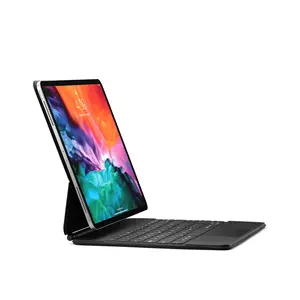 SY201 iPad Pro 12.9 5 (2021) & 4 (2020) & 3 (2018) 세대 슬림 키보드 커버 터치 패드 용 마그네틱 키보드 케이스