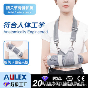 Benli Wrist Support Brace Light Gray Medical Grade For Adult <b>Hand</b> Rehabilitation - Product Image 2