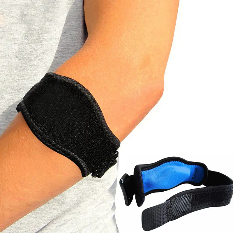 Compression Badminton Pain Relief Adjustable Elbow Brace Strap Band Tennis Elbow Support