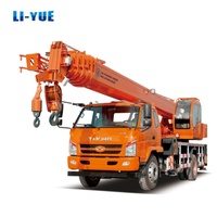 Grue de camion télescopique populaire 2026 avec vérin hydraulique 10 tonnes pour engins de construction