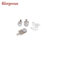 Accessoires de quincaillerie pour meubles, supports de meubles en alliage de zinc, supports d'étagères en gros pour verre