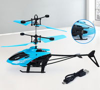Mini hélicoptère télécommandé, résistant aux chutes, rechargeable, avec capteurs, jouet pour enfants