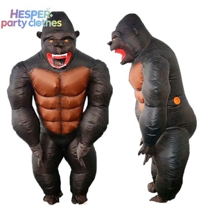 Costume gonflable HESPER Halloween Echo pour adulte, costume de poupée de dessin animé amusant, accessoires de performance pour fête cosplay, pour hommes - Product Image 2