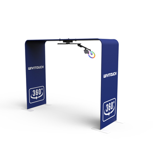 Ảnh gian hàng nhà sản xuất 360 <span class=keywords><strong>video</strong></span> gian hàng Powered bởi pin làm việc với điện thoại thông minh iPad DSLR Máy ảnh 360 photobooth máy - Product Image 2