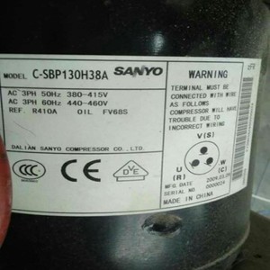 Compresseur à spirale Sanyo C-SBP120H38A 24V pour remplacement et réparation - Product Image 3