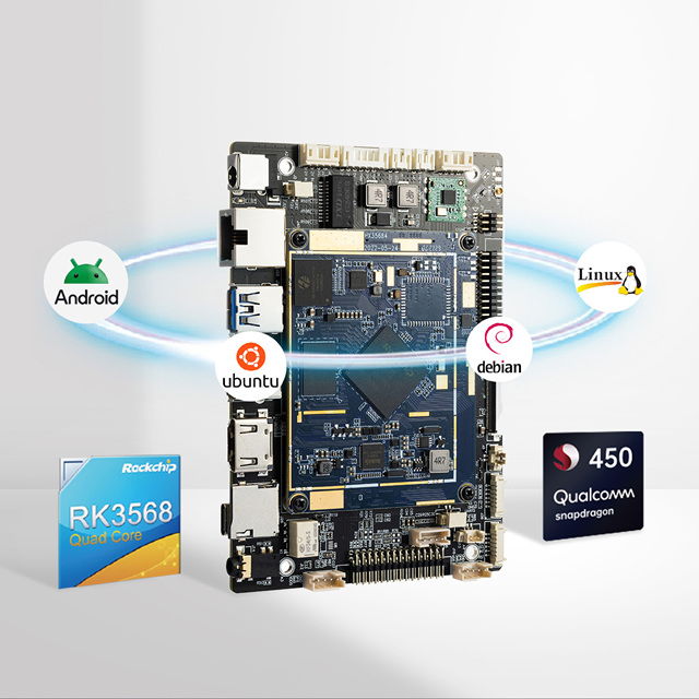 New Rockchip Industrial Smart Industrial Motherboard Development Board Android Motherboard  RK3568 Embedded  Board