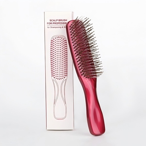 Zeus avec le même peigne de massage pour cheveux, peigne nettoyant pour le cuir chevelu, brosse à cheveux portable humide et sèche - Product Image 6