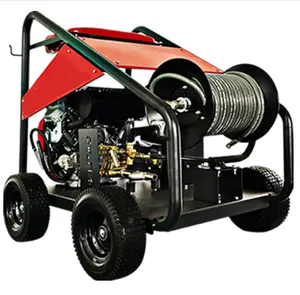 15hp Gasoline High Pressure Sewer Cleaning Machine 170bar Drain Cleaner Sewer Jetter Machines