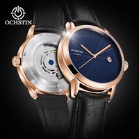 Reloj Mecánico Clásico OCHSTIN 62025 Resistente al Agua para Hombre, Reloj Automático Luminoso con Calendario para Hombre, Reloj Tourbillon de Negocios
