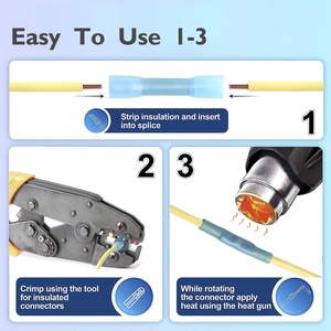Waterproof Wire Connector Marine Automotive Electrical <strong>Terminals</strong> CrimpHeat Shrink Butt <strong>Connectors</strong> <strong>Terminals</strong> - Product Image 5