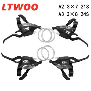 Combo de Palanca de Cambios L-TWOO A2 A3 A5 para <span class=keywords><strong>Bicicleta</strong></span> de Montaña, Palanca de Freno Integrada, Cambio de 3*7/8/9 Velocidades, 21/24/27 Velocidades, Piezas de <span class=keywords><strong>Desviador</strong></span> de <span class=keywords><strong>Bicicleta</strong></span> - Product Image 1