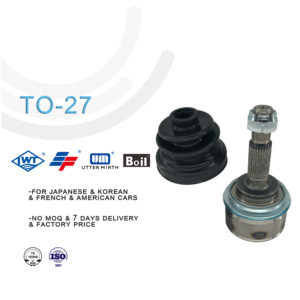 ระบบช่วงล่างอัตโนมัติ LWT รุ่น TO-27 ข้อต่อ CV ภายนอกรถยนต์ สำหรับ Toyota CAMRY/92-96:SXV10 CORONA <span class=keywords><strong>CARINA</strong></span>/92-97:ST191 GLORIA/00-08:Y34/4.5 - Product Image 1