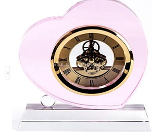 Sang trọng pha lê bảng đồng hồ-phong cách nhà & phòng khách trang trí máy tính để bàn, cơ khí đồng hồ không khí cho bàn hiển thị - Product Image 4