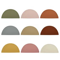 STARUNK Sets de table pour enfants Sets de table en silicone anti-dérapant Napperon imperméable à l'isolation thermique pour bébé
