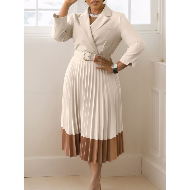 Elegant Dress Surplice Neckline - Women's Fashion Statement