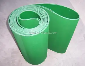 Verde fábrica de China Cinta transportadora de PVC para alimentos