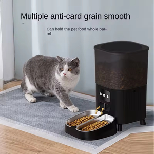 Comedouro Automático Inteligente para Animais de Estimação de Grande Capacidade 4.5L, Ecológico, Durável, Tigelas de Plástico para Cães, APP, Voz, Recarregável, Impermeável - Product Image 2