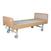 Lit médical à domicile avec deux manivelles, fonctions de levage des jambes et de réglage de la tête, base de matelas 1950x900mm, capacité 180kg