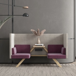 Canapé de salon d'hôtel moderne, ensemble de canapés et bureaux, designs de mobilier VIP pour salon, canapés de réception de bureau, pod de canapés - Product Image 5