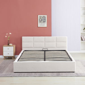 Camas Tapizadas Modernas Minimalistas, Muebles de Dormitorio, Cama Queen de Lujo - Product Image 6