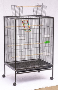 Cage pour animaux de compagnie en métal en gros d'usine cage à oiseaux multifonctionnelle luxueuse perroquet Villa série B (accessoires non inclus) - Product Image 4