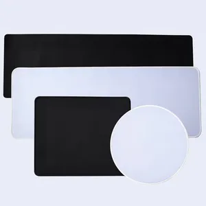 Mouse pad de borracha impressa em neoprene para mouse pads, prensa térmica de transferência de logotipo de tamanho personalizado, mouse pad de sublimação em branco