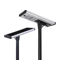 Lampadaire solaire tout-en-un intégré, haute luminosité, télécommande intelligente, étanche, pour projets gouvernementaux
