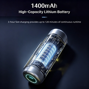 6D Magnetic Floating Heads IPX6 Waterproof Bald Head <b>Shaver</b> 1400mAh Rechargeable <b>Face</b> & Body Use Household for Men - Product Image 4