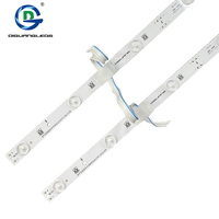 Barre lumineuse LED rigide en aluminium Diguang, très vendue, pour boîte lumineuse publicitaire, panneau d'affichage