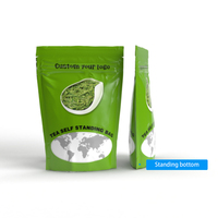 Autocollant personnalisé emballage thé protéiné lait café en poudre café instantané sucre vide feuille d'aluminium doublé petit Sachet