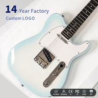 Guitare électrique TL de style nouveau, micros Alnico-5 SS, commutateur 3 voies, manche en érable carbonisé, corps en Okoume