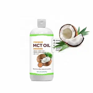 En çok satan ön egzersiz gıda sınıfı Keto şimdi Mct yağ bidonu organik sıvı hindistan cevizi yağı Mct toplu yağ C8