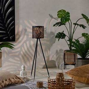 مصباح حديقة خارجي معدني بتصميم أوراق الشجر، إضاءة زينة تعمل بالطاقة الشمسية - Product Image 2