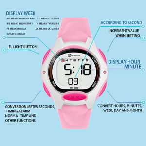 Unisex Thể Thao Kỹ Thuật Số Đồng Hồ Cho Trẻ Em Phim Hoạt Hình Không Thấm Nước Phát Quang Với Báo Động Sang Trọng Nhật Bản Phong Trào Phổ Biến Cho Sinh Viên - Product Image 2