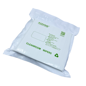 Paños de Limpieza para Cuartos Limpios, No Estériles, No Tejidos, Clase 100, Libres de Polvo, 100% Poliéster, Ecológicos, Blancos, con Borde Cortado a Cuchilla - Product Image 3