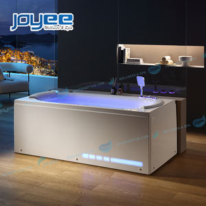 JOYEE 2 personnes <span class=keywords><strong>baignoire</strong></span> balnéo cascade baignoires intérieures bain à remous cascade <span class=keywords><strong>baignoire</strong></span> avec oreiller douche combo baignoires spa - Product Image 5