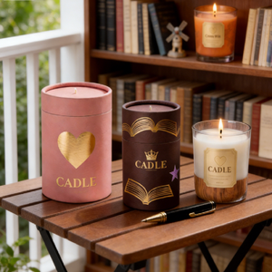 Premium Matte Paper Tube <b>Box</b> for Jar Candles – Custom Logo Printing, Eco-Friendly & Biodegradable (Direct Factory Wholesale) - Product Image 5