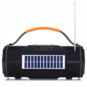 Ai03 20W Năng Lượng Mặt Trời Powered Đèn Pin Di Động Không Dây FM Đài Phát Thanh Loa Cho Các Bên Ngoài Trời Nhà Theatre Máy Tính Đa Năng - Product Image 2