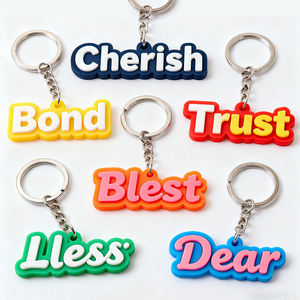 Llavero de Goma Suave Personalizado con Texto Personalizado con Tus Propias Palabras y Eslóganes, Perfecto para Regalos Corporativos y Eventos Promocionales - Product Image 4