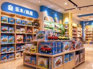 Conception d'intérieur personnalisée pour magasin de jouets, vitrine LED pour jouets, étagères pour boîtes mystères, aménagements de magasin de détail pour objets de collection - Product Image 6