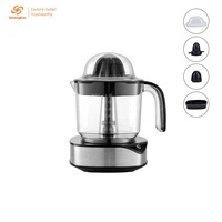 Krachtige 1.2l Volledige Koperen Motor Sinaasappel Citrus Juicer Machine Elektrische Handmatige Fruitpers Voor Huishoudelijk Gebruik
