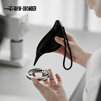 MHW-3BOMBER Souffleur d'air en silicone, outil de nettoyage manuel pour moulin à café, buse en acier inoxydable, dépoussiéreur pour équipement de barista