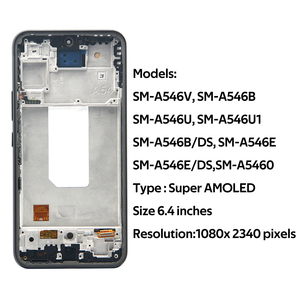 หน้าจอ OLED พร้อมกรอบสำห<span class=keywords><strong>รับ</strong></span> Samsung A54 A546 ขนาด 6.4 นิ้ว จอ LCD ติดตั้งง่ายสำห<span class=keywords><strong>รับ</strong></span>ร้านซ่อม <span class=keywords><strong>รับ</strong></span>ประกัน 1 ปี ขายส่ง - Product Image 2