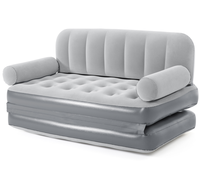 Canapé gonflable Bestway 75073 Multi-max avec pompe à air AC Sidewinder, mobilier gonflable, 1,88 m x 1,52 m x 64 cm, canapé moderne pour salon