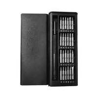 Jeu de tournevis magnétiques en plastique 25-en-1 45 #   Kit d'outils de précision OEM en acier pour la réparation de téléphones portables et d'ordinateurs