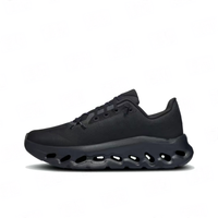 Chaussures de course respirantes en maille à lacets pour hommes et femmes, motif imprimé nuages, style tendance uni, légères, pour la marche